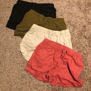 4 pairs of Old Navy Linen Shorts